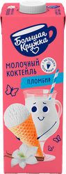Коктейль молочный БОЛЬШАЯ КРУЖКА Пломбир с мороженым 3%, без змж, 980г, картинка