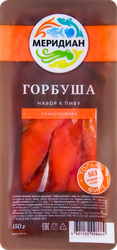 Набор к пиву слабосоленый МЕРИДИАН из горбуши, 150г, фото
