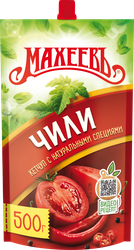 Кетчуп МАХЕЕВЪ Чили, 500г, вид