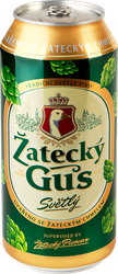 Пиво светлое ZATECKY GUS пастеризованное 4,6%, 0.9л, детальное фото