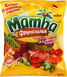 Изображение товара Мармелад жевательный MAMBA Фрумеладки Фруктовый микс, 72г
