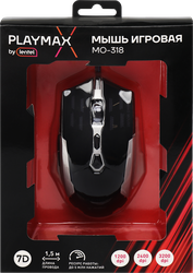 Мышь PLAYMAX MO-318 игровая, с подсветкой, детальное фото