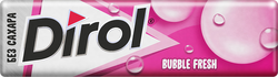 Изображение товара Жевательная резинка DIROL Bubble Fresh Мята и фрукты, 13,6г