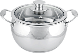 Кастрюля HOMECLUB Elegance нержавеющая сталь 1.9л Арт. CW-C003 1,9, крупный план