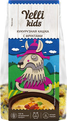 Кашка кукурузная YELLI Kids с фруктами, 120г, фотография