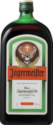 Ликер JAGERMEISTER десертный, 35%, 1л, крупный план