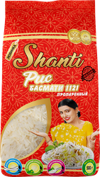 Рис длиннозерный SHANTI Басмати, пропаренный, 500г, картинка