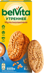 Печенье BELVITA Утреннее Мультизлаковое, 225г, картинка