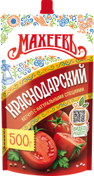 Изображение товара Кетчуп МАХЕЕВЪ Краснодарский, 500г
