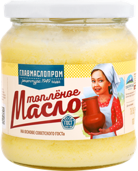 Масло ГЛАВМАСЛОПРОМ топленое 99%, без змж, 360г, детальное фото