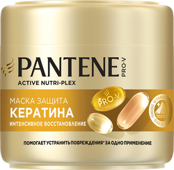 Маска для волос PANTENE Pro-V Интенсивное восстановление, 300мл, крупный план