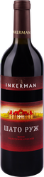 Вино INKERMAN Шато Руж красное полусухое, 0.7л, изображение