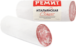 Изображение товара Колбаса сырокопченая РЕМИТ Итальянская Classic полусухая, весовая