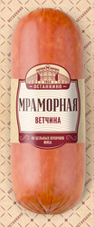 Ветчина ОСТАНКИНО Мраморная, весовая, детальное фото