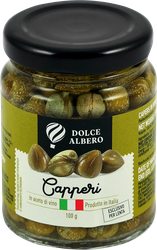 Каперсы DOLCE ALBERO в винном уксусе, 100г, изображение