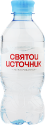 Вода питьевая СВЯТОЙ ИСТОЧНИК негазированная, 0.33л, вид