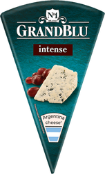 Изображение товара Сыр GrandBlu Intense с голубой плесенью 50%, без змж, 100г