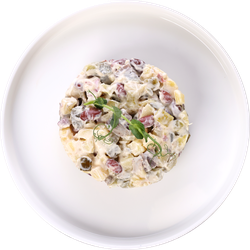 Салат ЛЕНТА FRESH Фасолька с говядиной, весовой, изображение