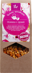 Чай фруктово-ягодный ЧАЙНАЯ ПЛАНТАЦИЯ Облепиха с грушей, листовой, 80г, крупный план