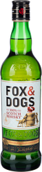 Виски FOX & DOGS купажированный, 40%, 0.5л, детальное фото
