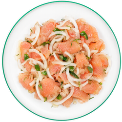 Салат Икра сельди с луком ЛЕНТА FRESH, весовой, фотография