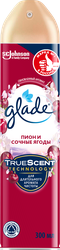 Освежитель воздуха GLADE Пион и сочные ягоды, 300мл, крупный план