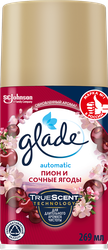 Баллон сменный для автоматического освежителя воздуха GLADE Automatic Пион и сочные ягоды, 269мл, вид