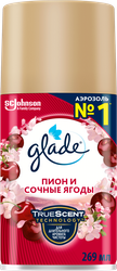 Баллон сменный для автоматического освежителя воздуха GLADE Automatic Пион и сочные ягоды, 269мл, картинка