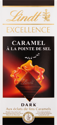 Шоколад темный LINDT Excellence Карамель с морской солью, 100г, фото