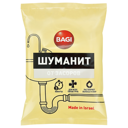Средство от засоров BAGI Шуманит гранулированное, 70г, картинка