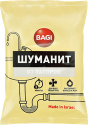 Средство от засоров BAGI Шуманит гранулированное, 70г, вид