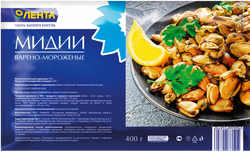 Мидии варено-мороженые ЛЕНТА, 400г, фотография