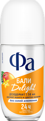 Дезодорант роликовый женский ФА Ритмы острова Бали Delight, 50мл, крупный план