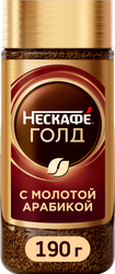 Кофе растворимый НЕСКАФЕ Голд, 190г, детальное фото