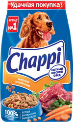 Корм сухой для взрослых собак CHAPPI Сытный мясной обед Мясное изобилие, для всех пород, полнорационный, 2,5кг, картинка