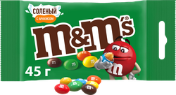Драже M&M'S с соленым арахисом, 45г, изображение