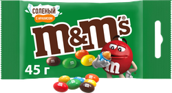Драже M&M'S с соленым арахисом, 45г, картинка