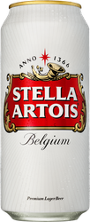 Пиво светлое STELLA ARTOIS пастеризованное, 5%, ж/б, 0.45л, детальное фото