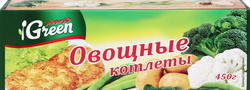 Котлеты овощные МОРОЗКО GREEN, 450г, фотография