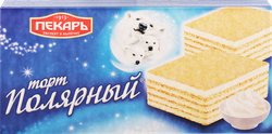 Торт вафельный ПЕКАРЬ Полярный, 213г, фото