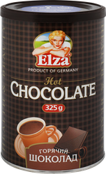 Горячий шоколад ELZA, ж/б, 325г, крупный план