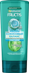 Бальзам для жирных у корней и сухих на кончиках волос FRUCTIS Кокосовый Баланс очищающий и увлажняющий, 200мл, фото