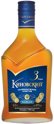 Коньяк КИНОВСКИЙ 3 года 40%, 0.25л, изображение
