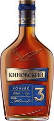 Коньяк КИНОВСКИЙ 3 года 40%, 0.25л, изображение
