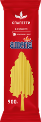 Макароны AMERIA Спагетти №3, группа В высший сорт, 900г, фотография