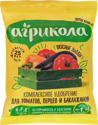 Удобрение для томатов, перцев и баклажанов АГРИКОЛА 3, Арт. 04-007, 50г, детальное фото