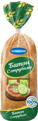 Батон пшеничный КОЛОМЕНСКОЕ с отрубями, 300г, картинка