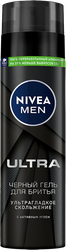 Изображение товара Гель для бритья NIVEA Men Ultra Черный с активным углем, 200мл