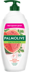 Гель-крем для душа PALMOLIVE Натурэль Мягкий и освежающий Арбуз с увлажняющим молочком, 750мл, картинка