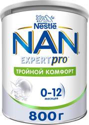 Смесь детская NAN Тройной комфорт, с 0 месяцев, 800г, картинка